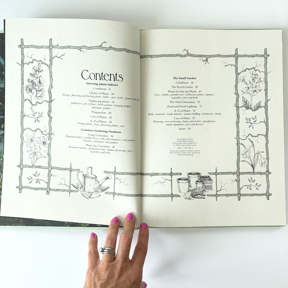 Home & City Gardener Roy Hay 1975 Vintage Hardcover Book Floral Art Cover - Picture 8 of 8
